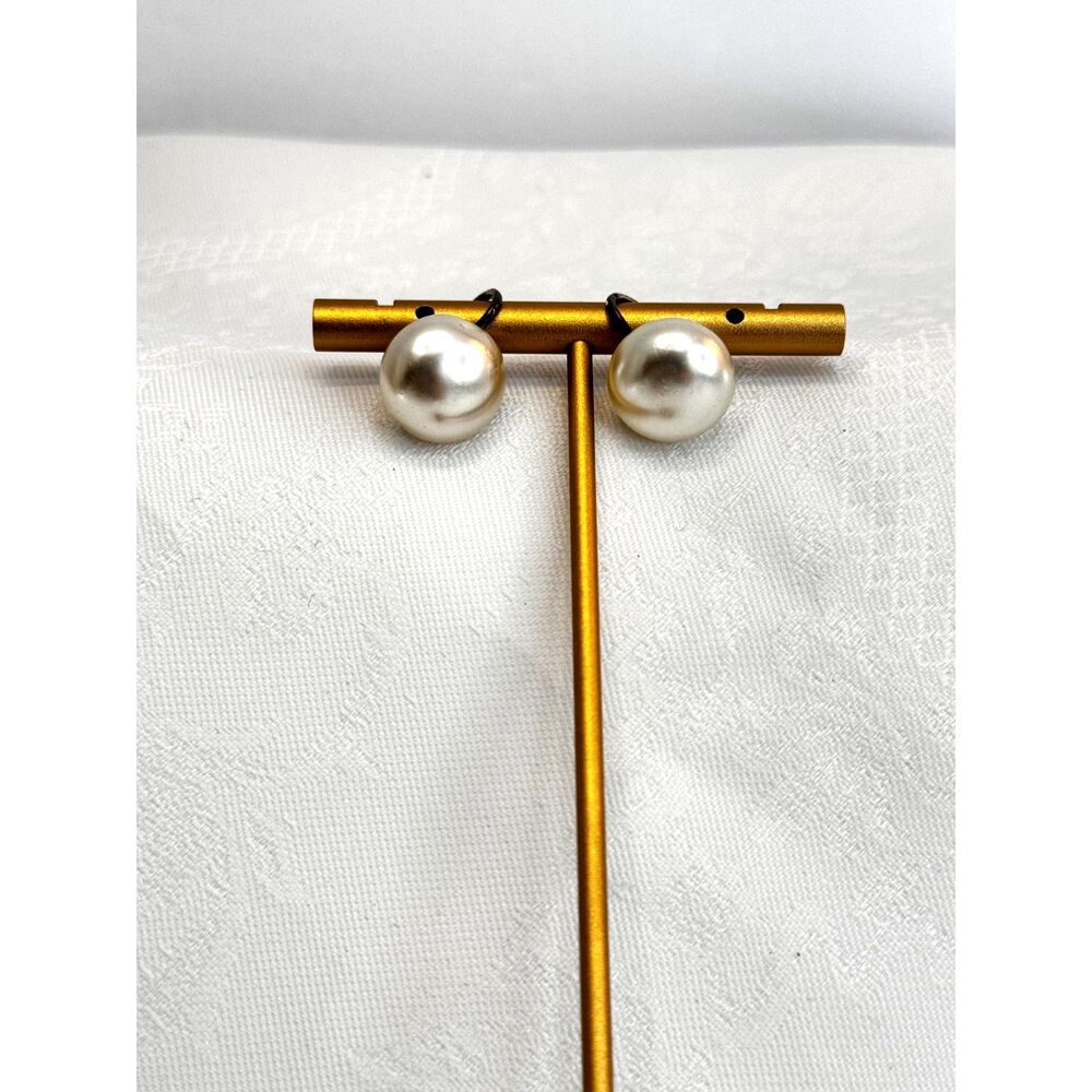 Sterling Pearl Earrings